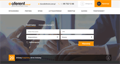 Desktop Screenshot of oferent.com.pl